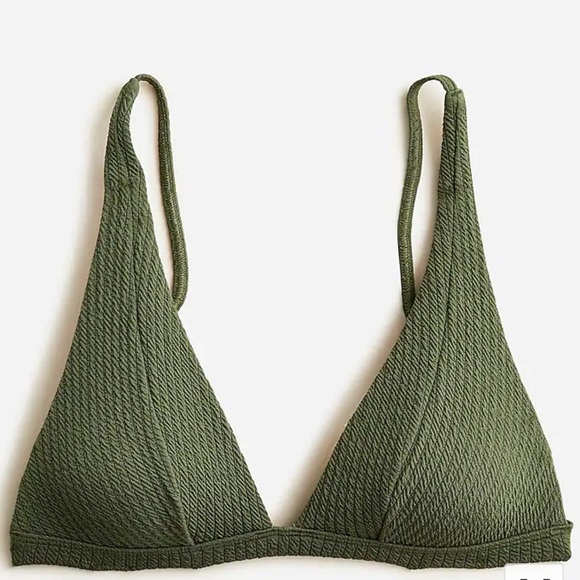 J. Crew textured plunge bikini (top & bottom) - Picture 3 of 5